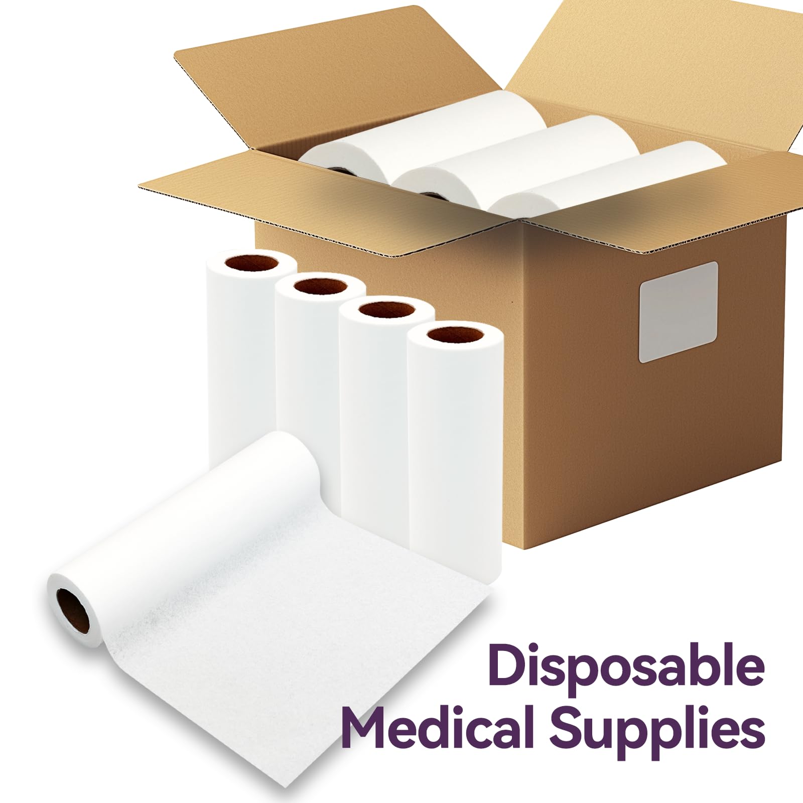 Jointown Headrest Paper Rolls, 8.5" x 225'- 24 Pack - Smooth 16 Pound-Disposable Face Cradle Surface Paper Spool for Medical, Exam and Chiropractic Tables — Amazon image 5
