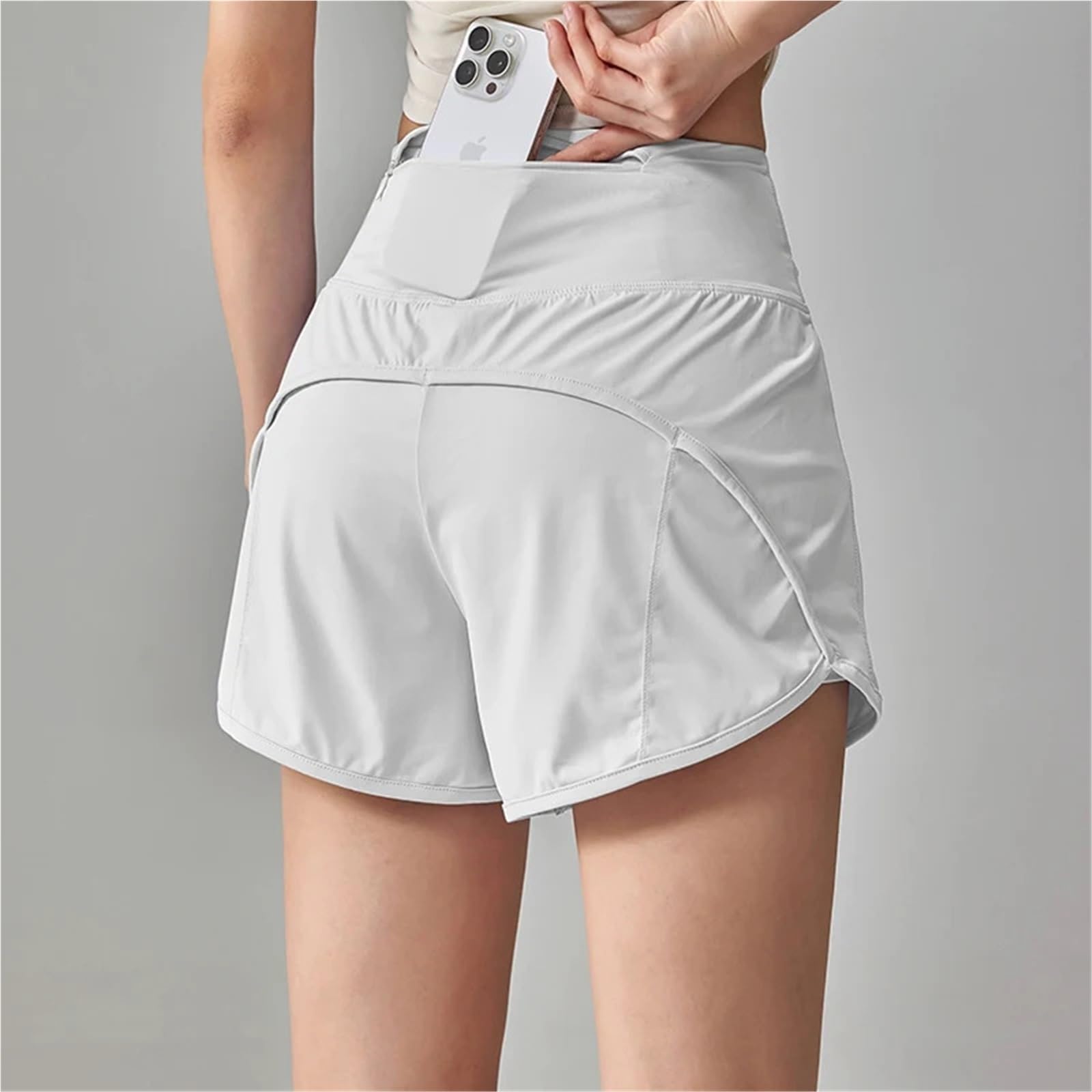Yoga Pantaloncini Pantaloncini da Yoga Donna a Vita Alta Dimagranti Sportivi Estivi antiriflesso for Fitness ed Esercizio Fisico