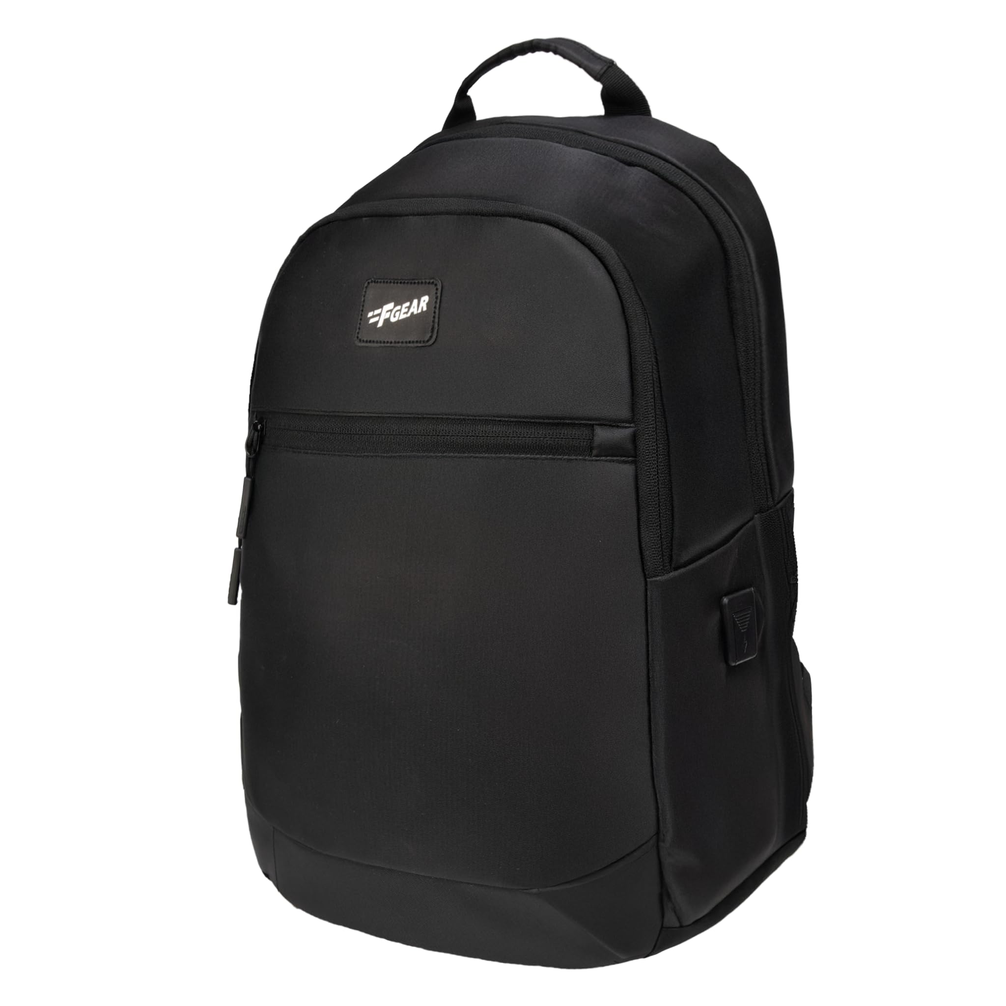 Balanzo Black 16L Laptop Backpack for Women & Men|Water-Resistant Office, College|2 Compartments & 1 Pocket, USB & Type-C Port|Luggage Strap|Detachable Key Holder|Laptop & Tablet Sleeves-image-41