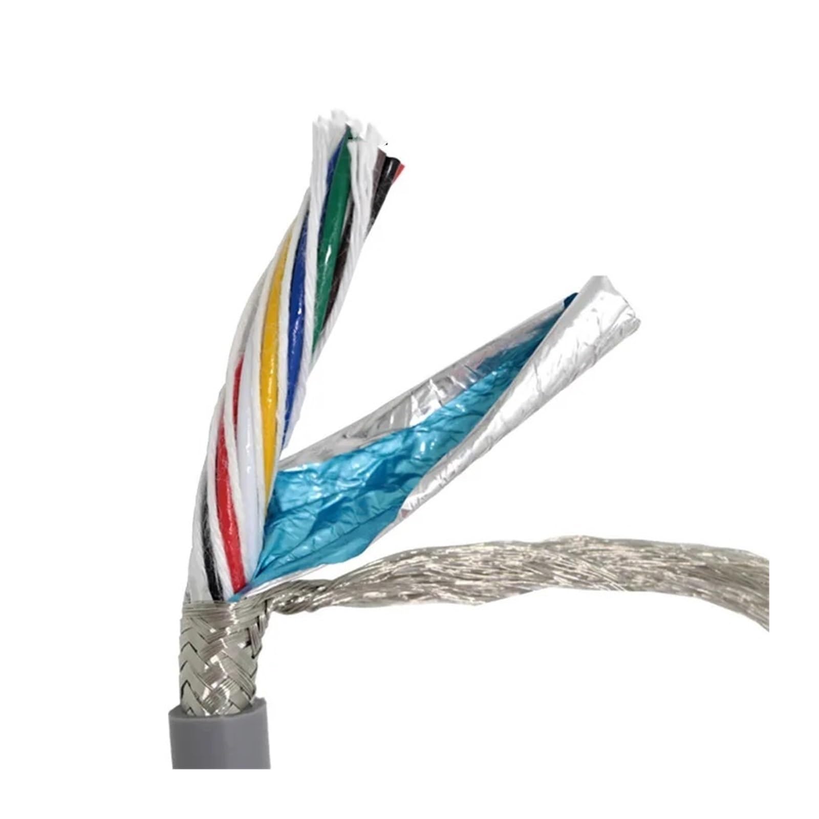 Cavo schermato for traino TRVVP da 5 m 2/3/4/5 core | Filo di rame flessibile resistente alla flessione in PVC da 22 AWG 0,3 mm²(3 core 22AWG 5 meter)
