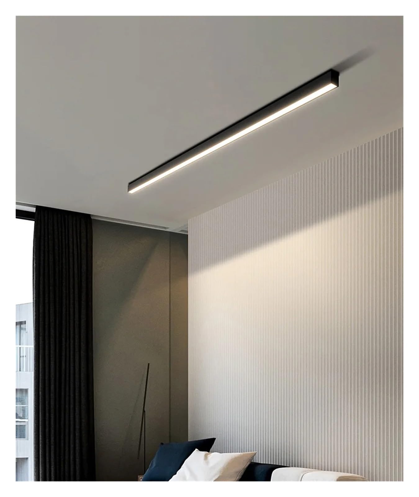 Plafond moderne à LEDs et lampe nordique pour salon, cuisine et bureau