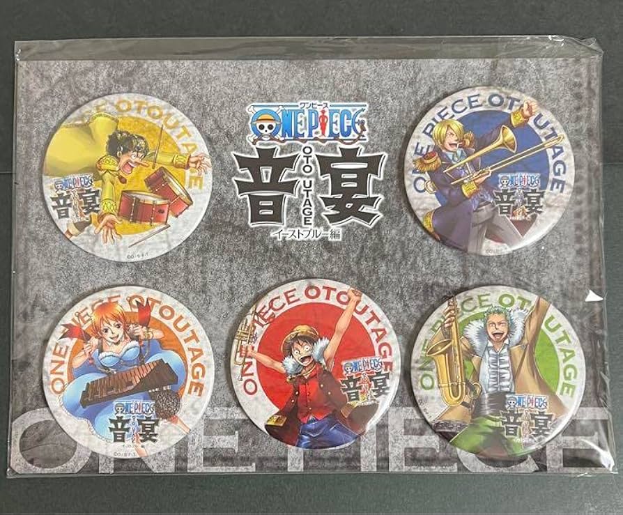 ONE PIECE ワンピース 音宴 缶バッジ フルセット Amazon.co.jp: ワンピース ONE PIECE 音宴 イーストブルー編 缶
