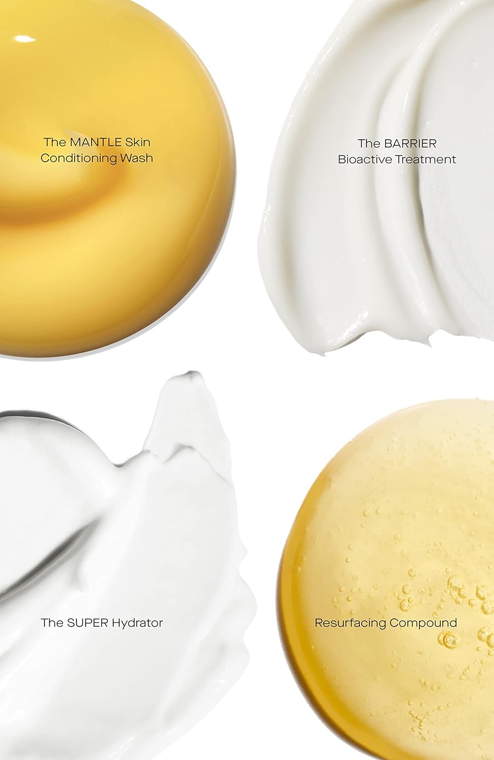 U Beauty Trial Index Set Volume 2 - Trial Size Skin Care Set with a Gentle Cleanser, Resurfacing Hyaluronic Acid Serum, Daily Face Hydrator, and Night Cream Moisturizer - 4-Piece Kit, 0.33 fl oz - Image 2