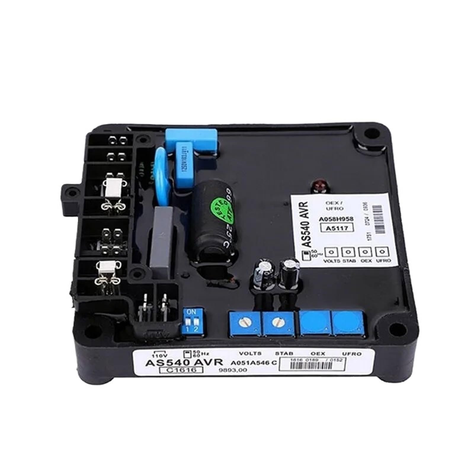 CSKWLLNBC 1pcs AS540 AVR Automatic Voltage Regulator AS 540 Brushless Generator Parts Power Stabilizer AS-540 Replace