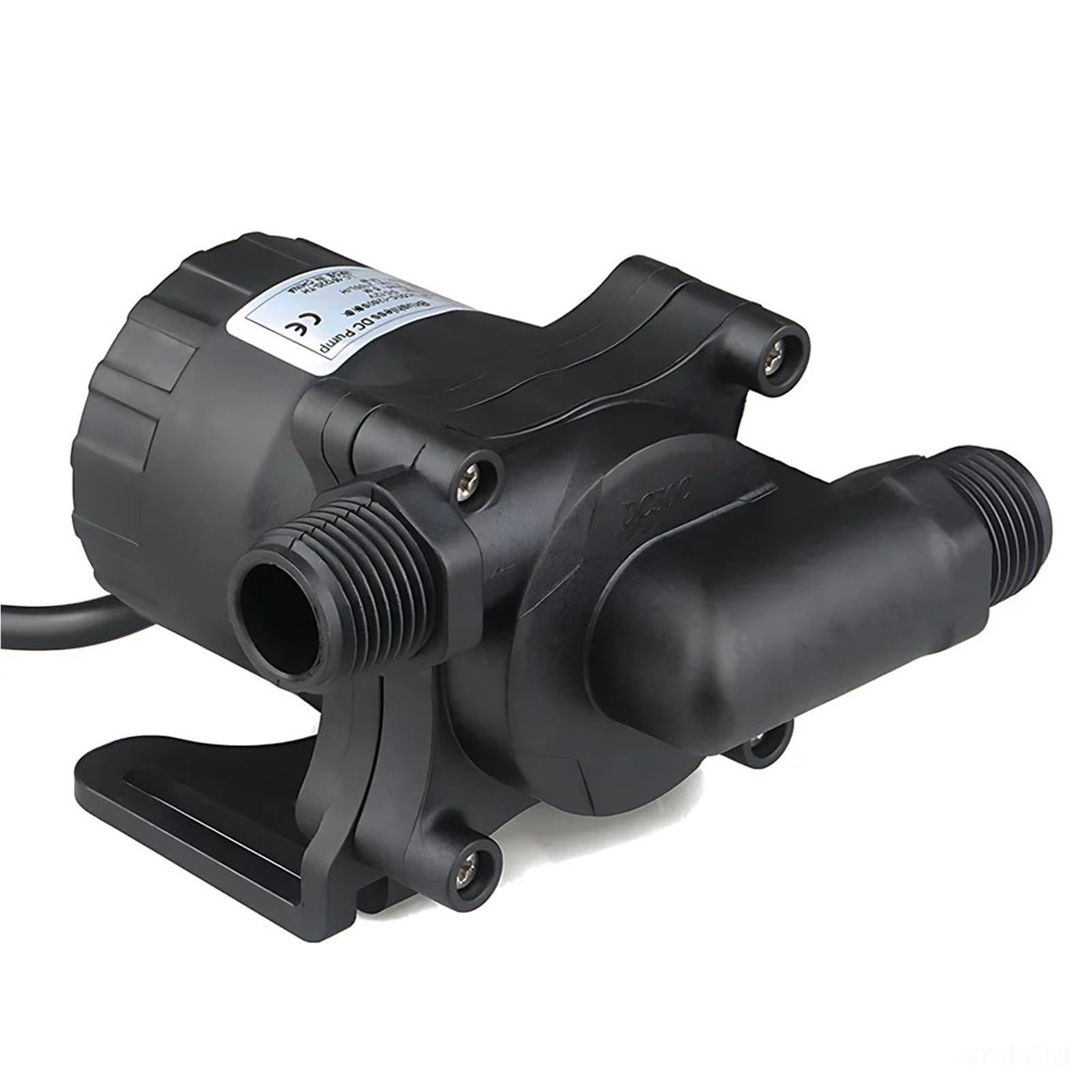 TKJBHGPK Cichy bezszczotkowy silnik o regulowanej prędkości DC12/24V 2100/2400L/H cyrkulacyjna pompa zanurzeniowa, opcjonalny adapter IP68 (adapter EU_1260S EU)