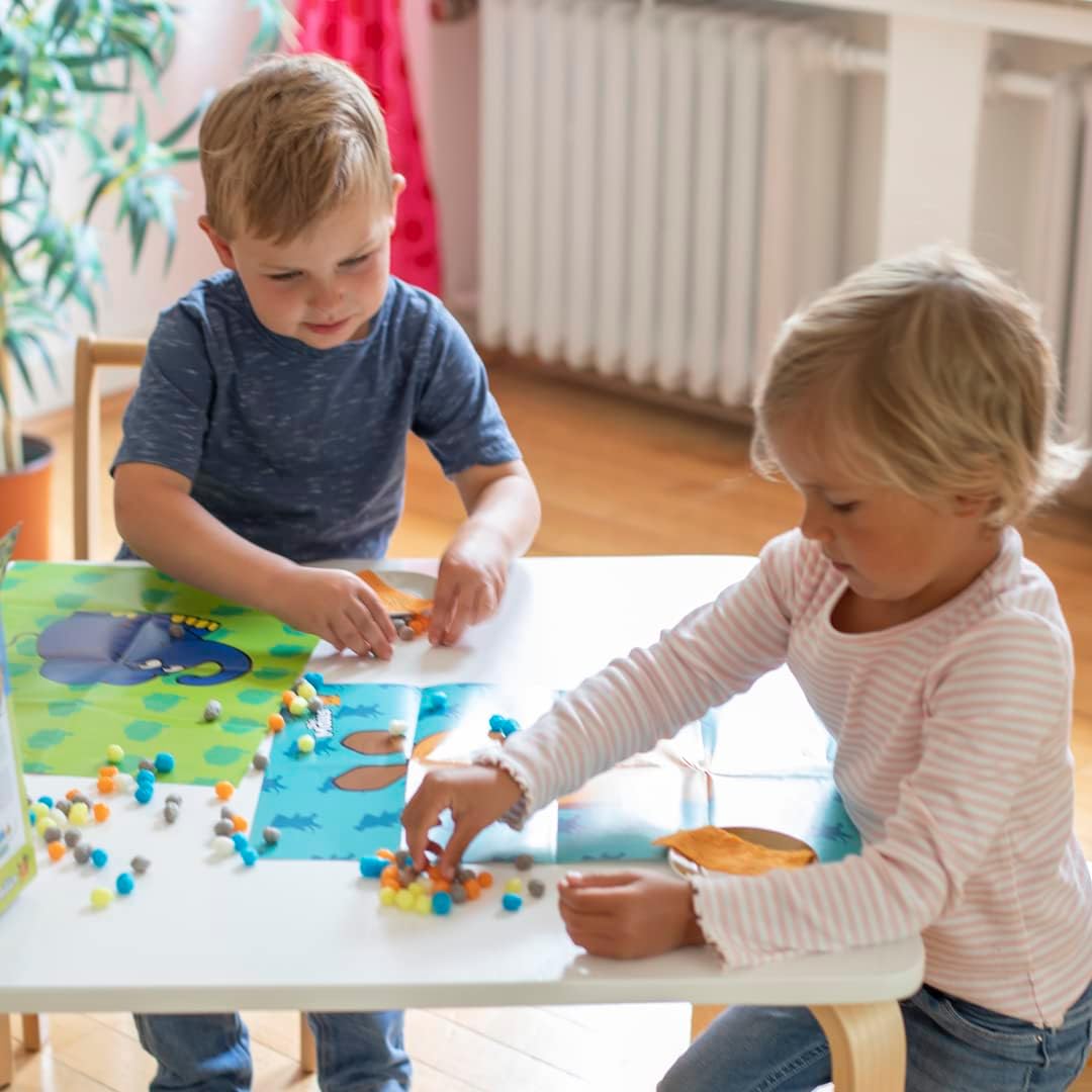 Playmais Mosaic Little DieMaus Creative Set for Crafts for Children from 3 Years | Over 2,300 6 Mosaic Adhesive Pictures with Mouse Motifs | Promotes Creativity & Fine Motor Skills | Natural Toy