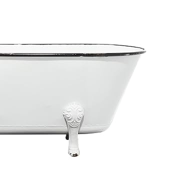 Amazon.co.jp: Deco 79 メタル 屋内 屋外 プランター バスタブ