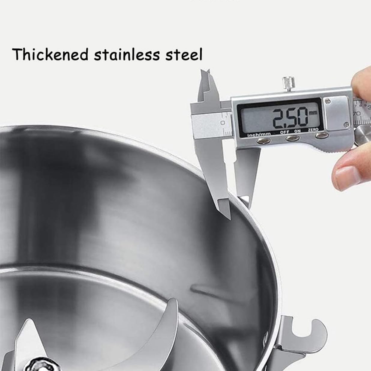 4500G Electric Mill Grinder, Spice Mill, Grinding Fineness 60-350 Mesh, for Dry Spice, Herbs, Nut, Coffee,