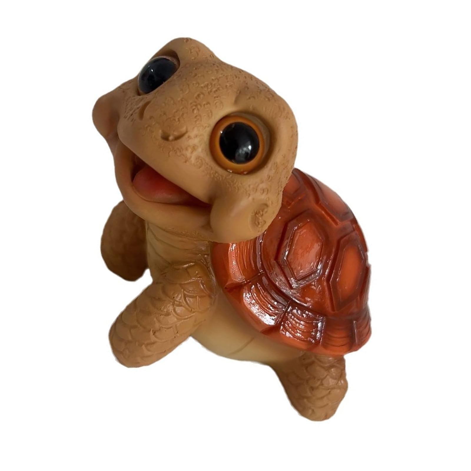 Vdaxvme Tortoise Figurines Collectibles Animal Sculptures Desktop Decoration Resin Turtles Statues Yard Ornament for Home Garden Resin Hand Painted Tortoise Figurines