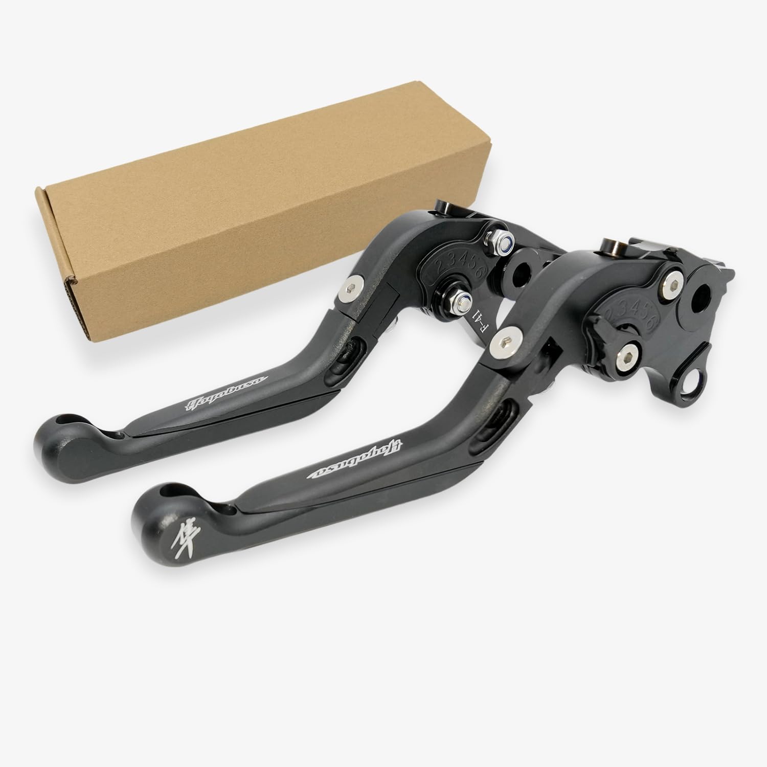 CNC Folding Brake Clutch Levers Replacement for GSX1300R Hayabusa GSX 1300R 2008-2020 (Bl…