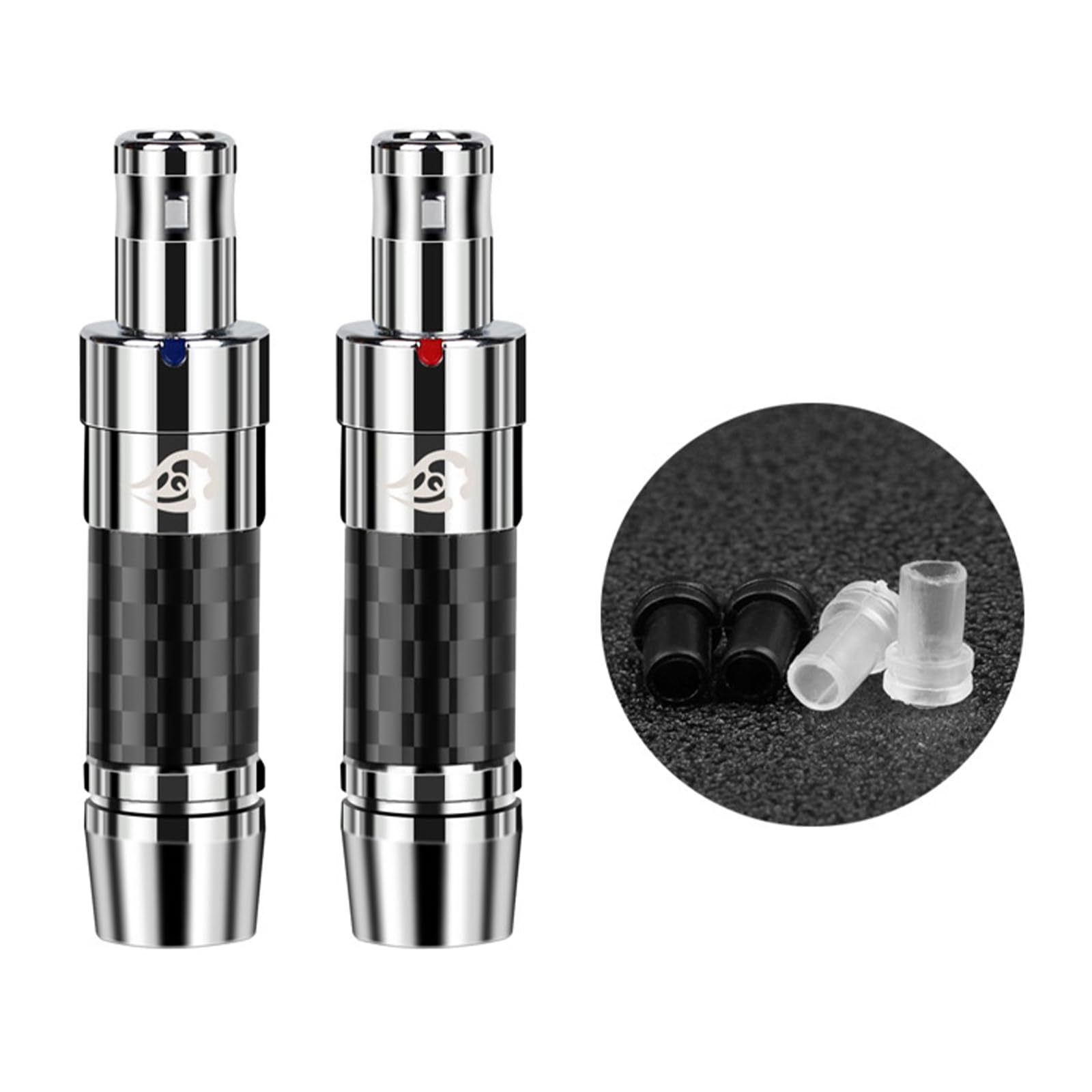 jiahesuw Headphone Adapter for HD800 HD800S HD820 D1000 High End Conversion Headphone Pin Plated Coppers Carbon Fibers
