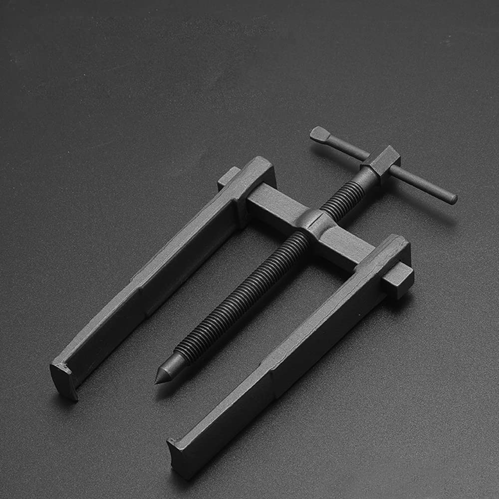 Estrattore dell'ingranaggio del cuscinetto a due ganasce dell'acciaio al carbonio, separatore di trazione universale del cuscinetto della ruota, nero 90mm/110mm/130mm/150mm, 150mm/5.90'
