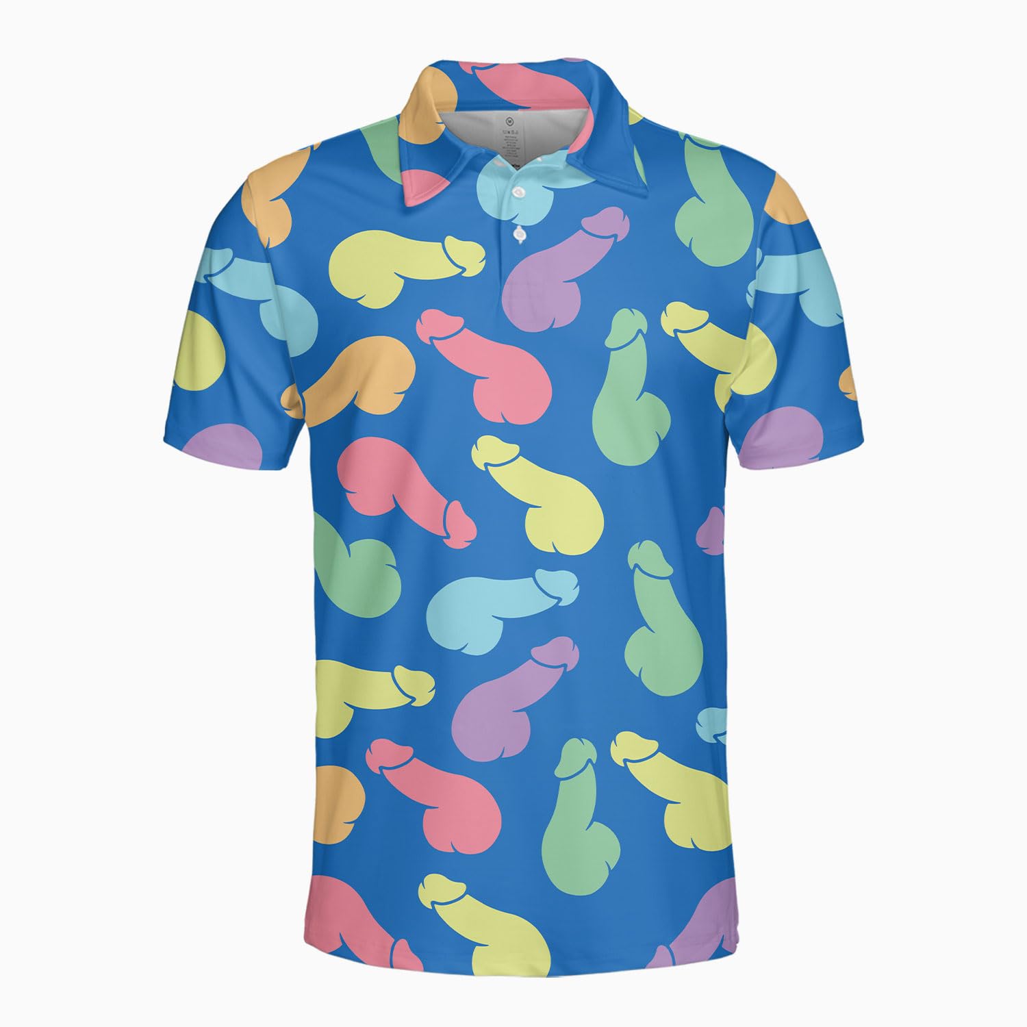 Funny Golf Shirts Skull Hawaiian Polo Shirts for Men, Crazy Golf Shirts for Men Golf Gifts Hawaiian Skull Golf Shirts