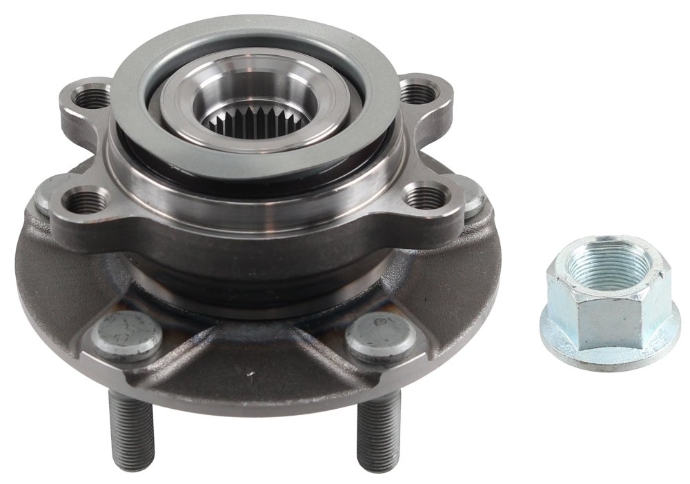A.B.S. Juego de cojinete de rueda 201346 con anillo sensor magnético incorporado Compatible con NISSAN Qashqai/Qashqai +2 I J10, NJ10 JUKE F15 Leaf ZE1 PULSAR Fastback C13 LEAF