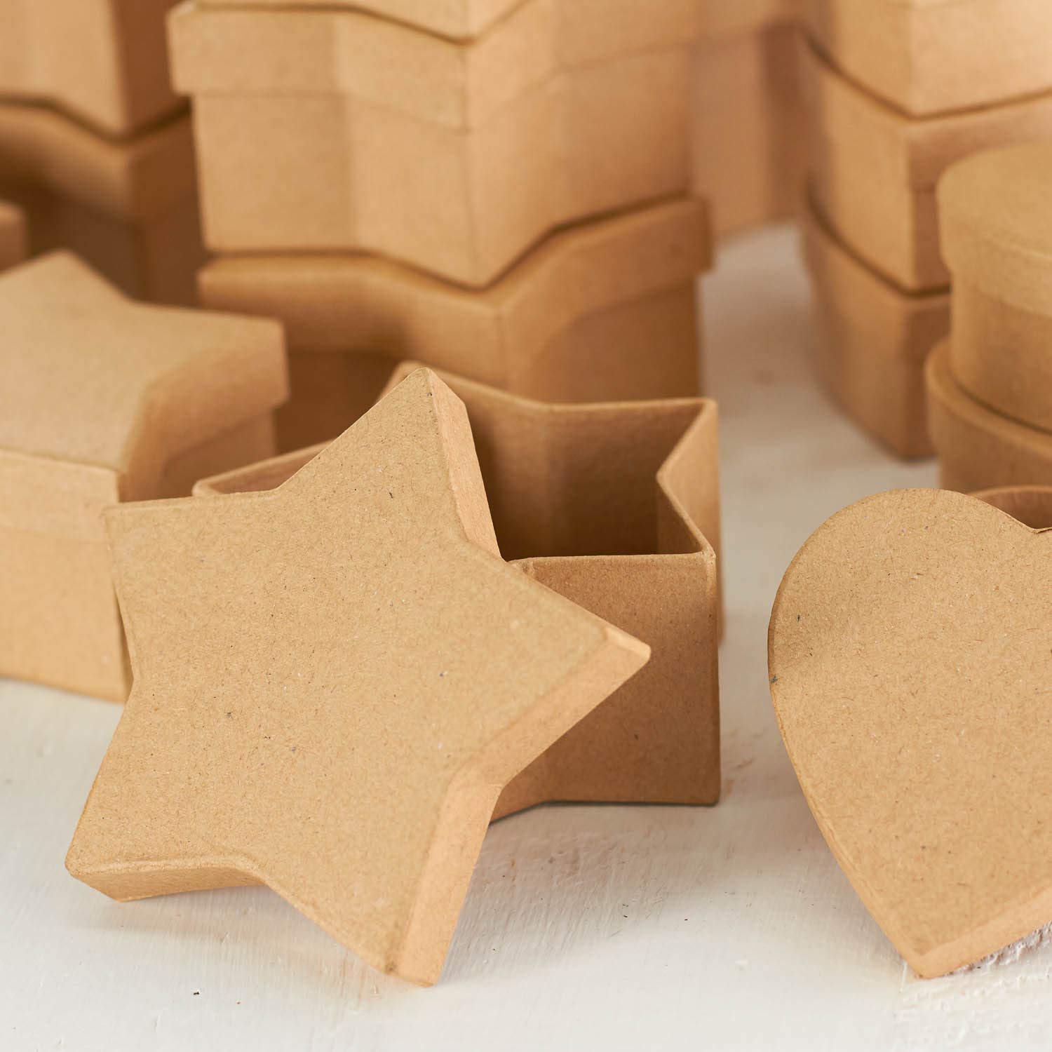 Amazon.com: Pack of 24 Paper Mache Assorted Boxes - Cardboard