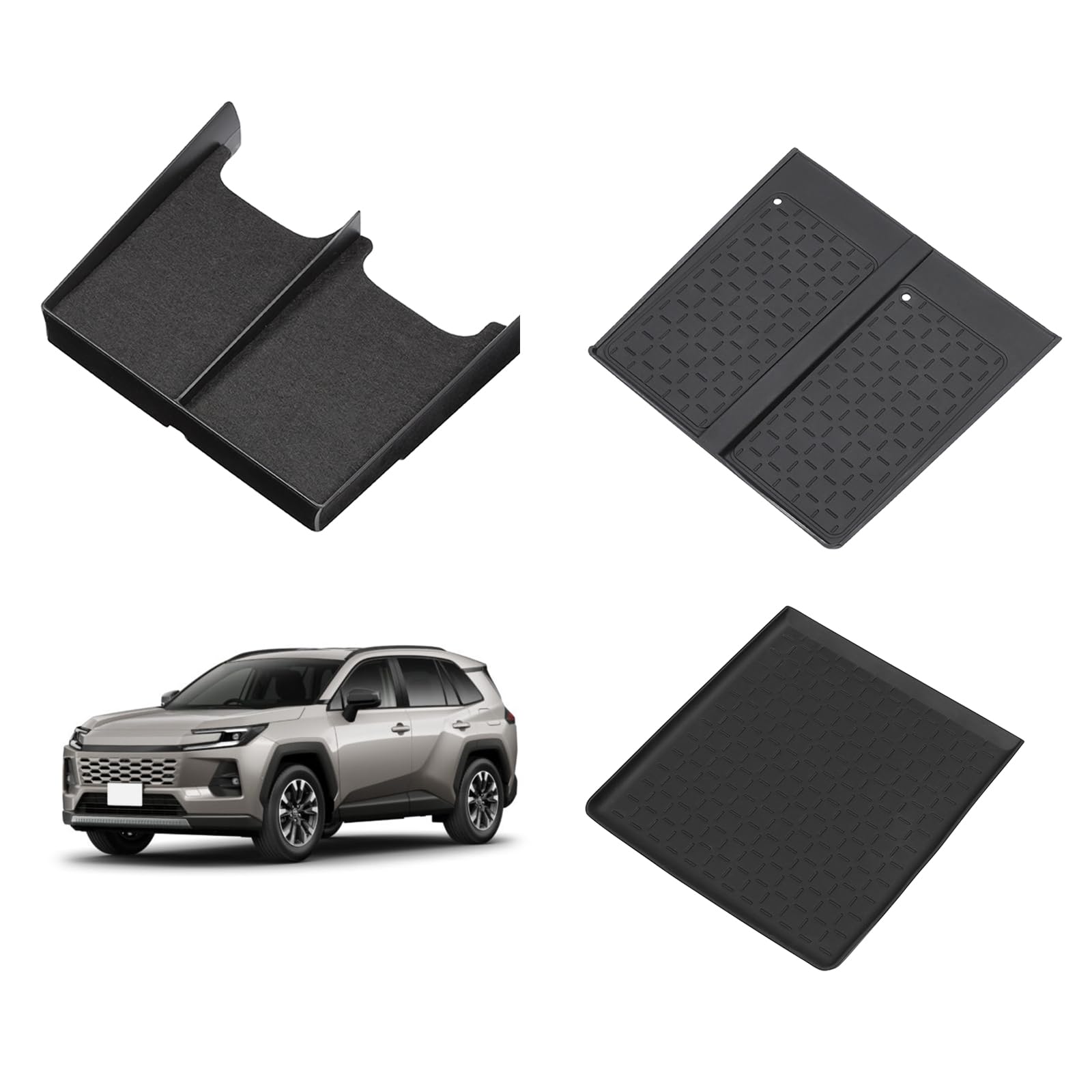 Amazon | Hasiro 新型RAV4 適合 車用トレイマット 小物入れ 60系 専用