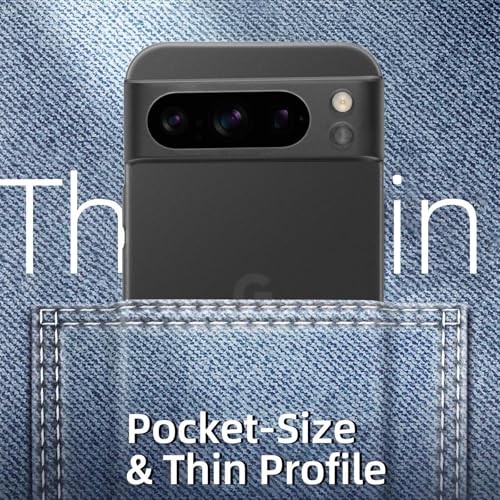 Image of X-level for Google Pixel 8 Pro Case, Extra Slim 0.3 mm Thin Translucent Matte Finish Soft Phone Cover, Anti-Scratch Shockproof Case for Google Pixel 8 Pro, Translucent Black