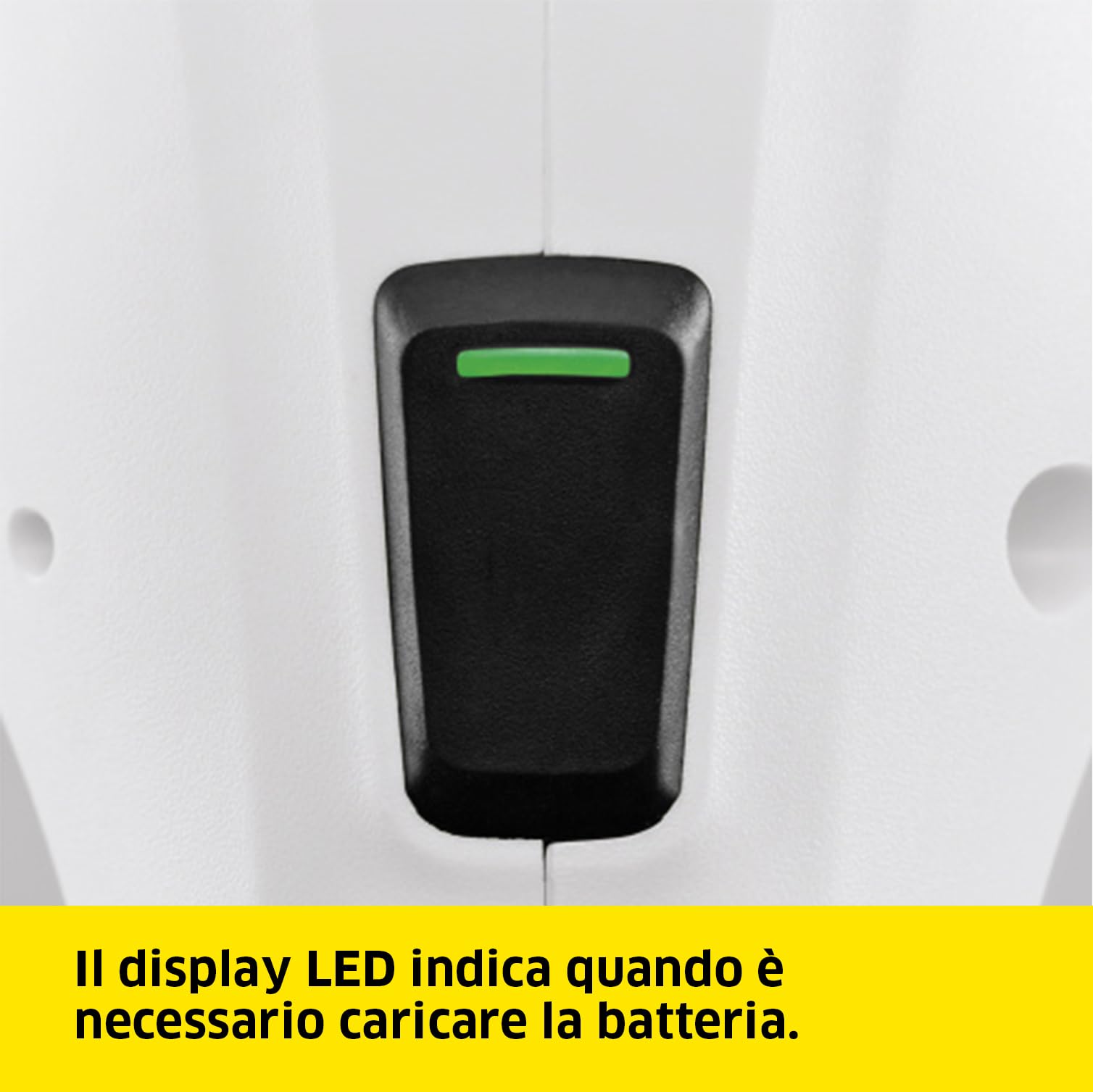 KÄRCHER Lavavetri Aspiragocce WV 1 Plus, Autonomia: 20 min., Display a LED, Serbatoio Acqua Sporca: 100 ml, Peso: 0,5 kg, Flacone Spray con Panno in Microfibra, 20 ml di Concentrato per Finestre