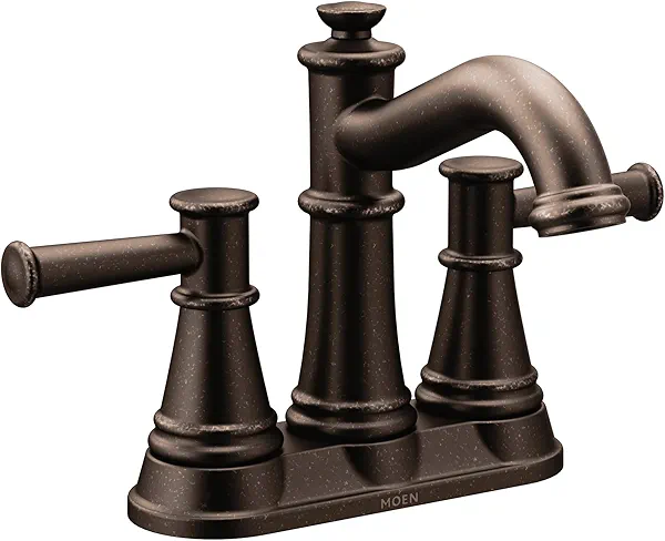 Moen 6401ORB Belfield Two-Handle Centerset Bathroom Faucet, Oil Rubbed Bronze