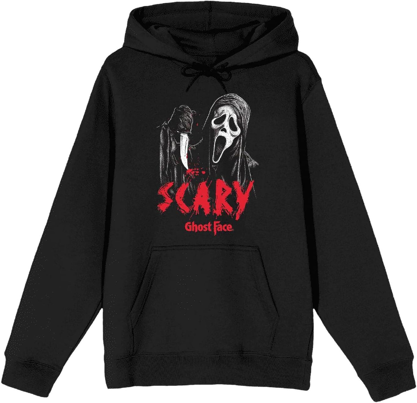 Seven Times Six Ghost Face Hoodie Men's Scary Blood Splatter Horror Movie Hooded Sweatshirt