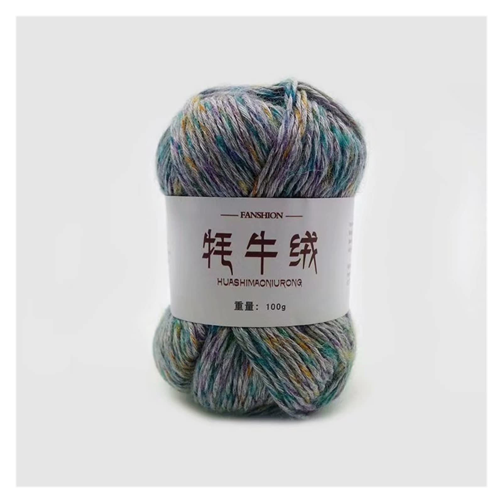Echarpe de cheveux de 500g Yak, chapeau, aiguille, laine australienne, tricoté à la main et gros manteau gilet de laine chunky fils de laine fils de laine colorée (Color : 20 5 PCs)