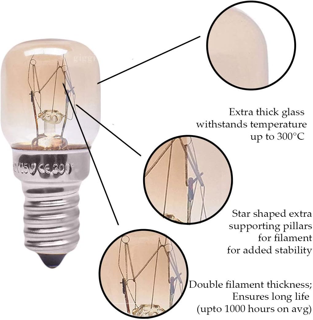 Klass Home (3 Pack) Salt Lamp Bulb, 3 Count (Pack of 1), 3 Count (Pack of 1) - Image 4