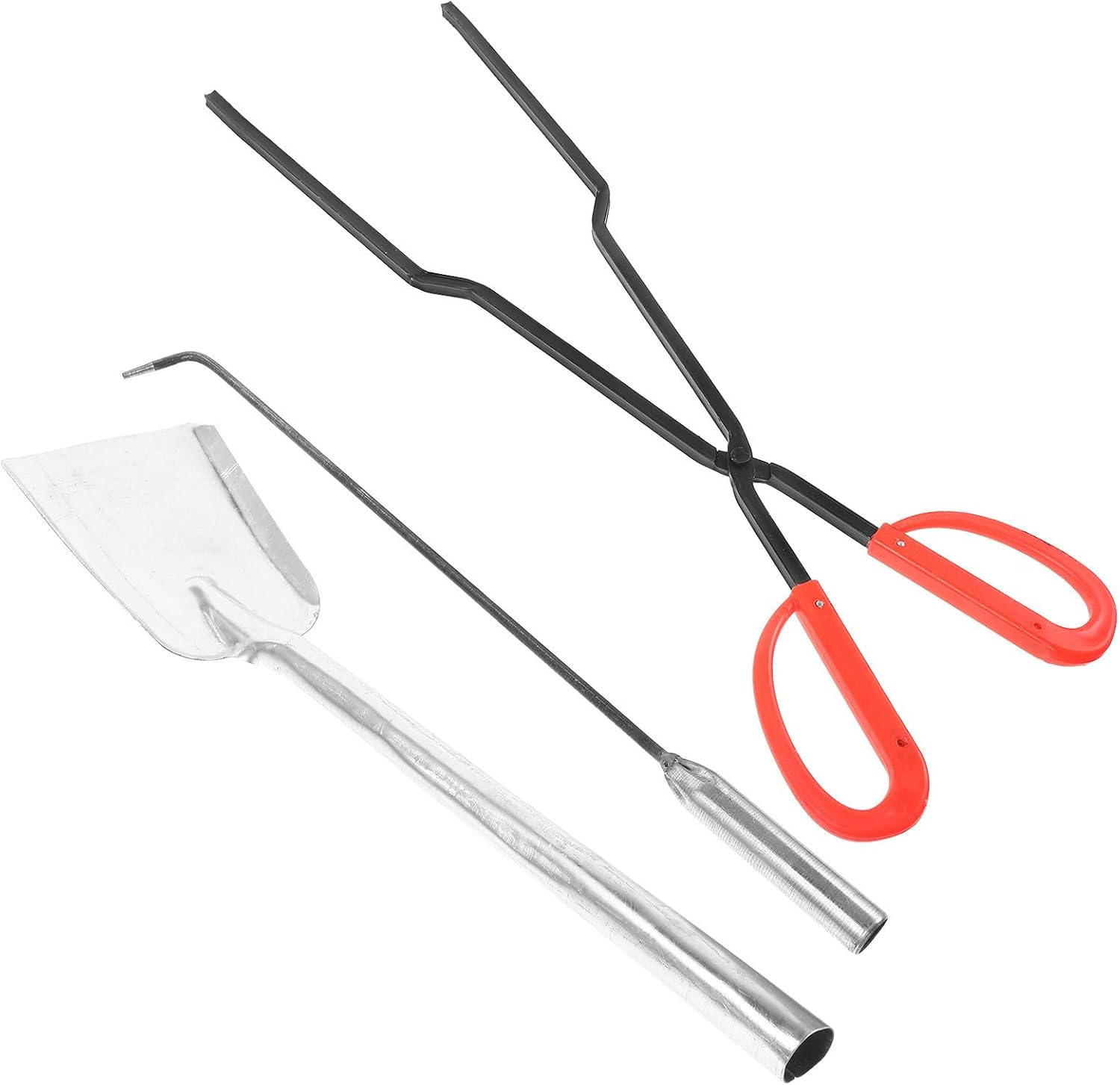 Heavy Duty Cast Iron Fireplace Tool Set with Shovel Tongs Poker