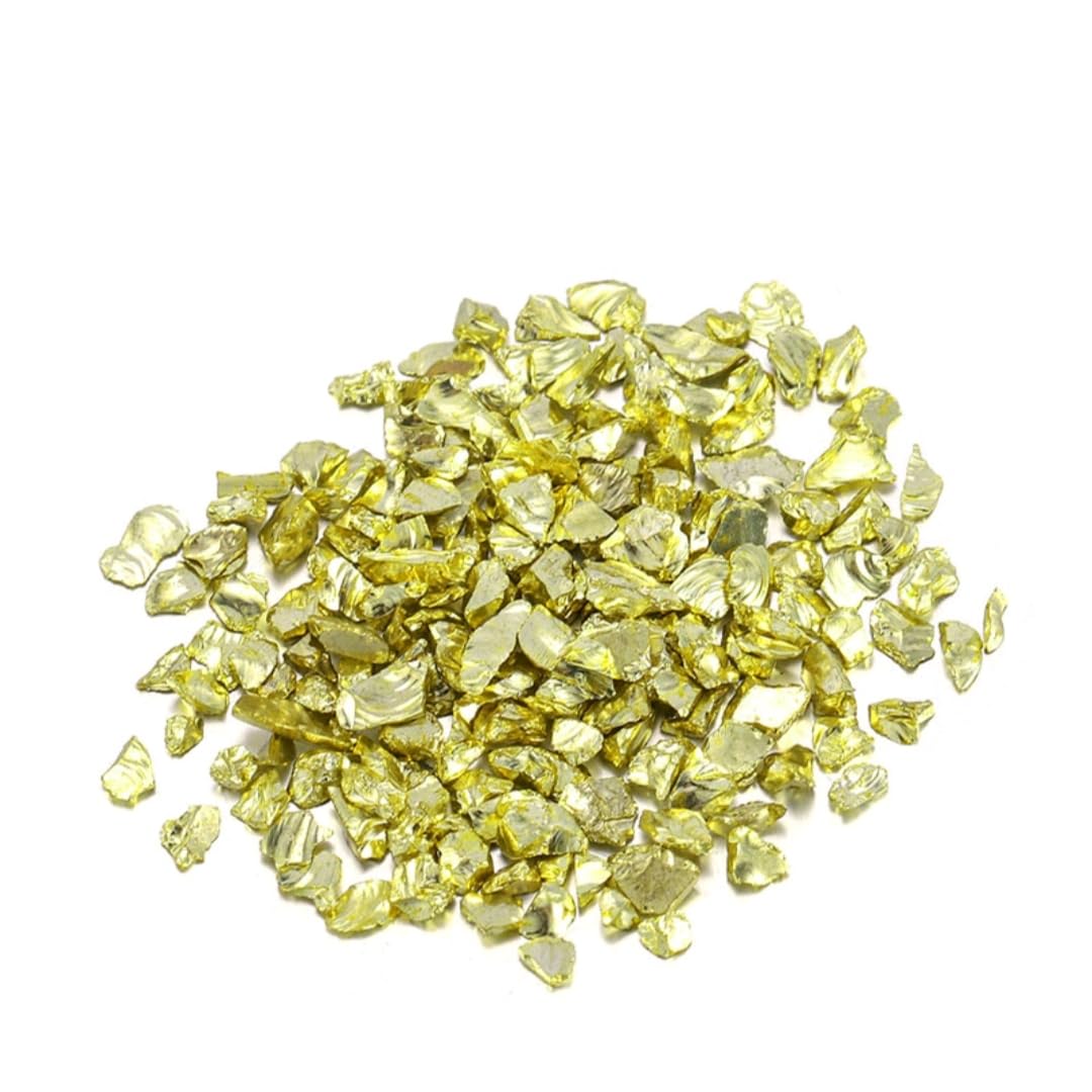 Eoast Glass Glitter Flakes Stone 50G (Golden)-image-18