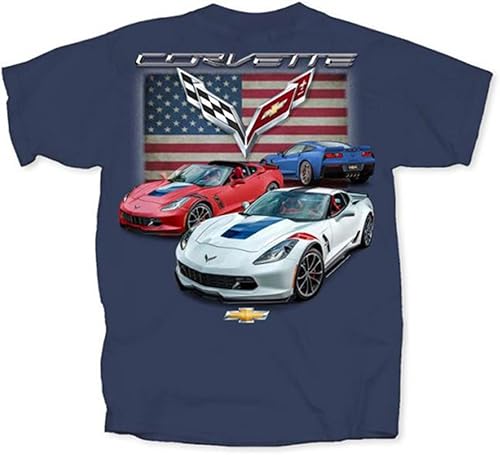 Camiseta T's C7 Grand Sport Corbetas con bandera