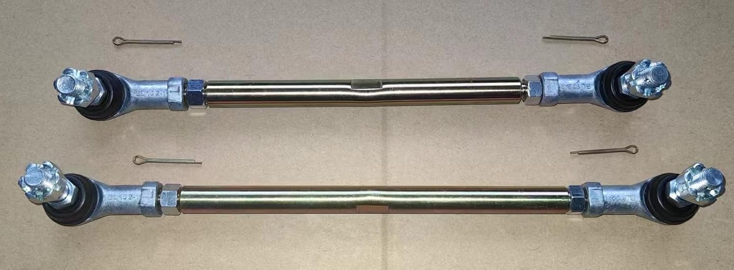 Driver & Passenger Side Tie Rod Assembly STR-037 STR-038 13042 13043 Replacement for 1991-2009 YAMAHA G14 G16 G19 G20 G21 G23 G/E Golf Carts