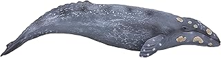 MOJO Large Grey Whale Realistic International Wildlife Toy Replica Hand Painted Figurine