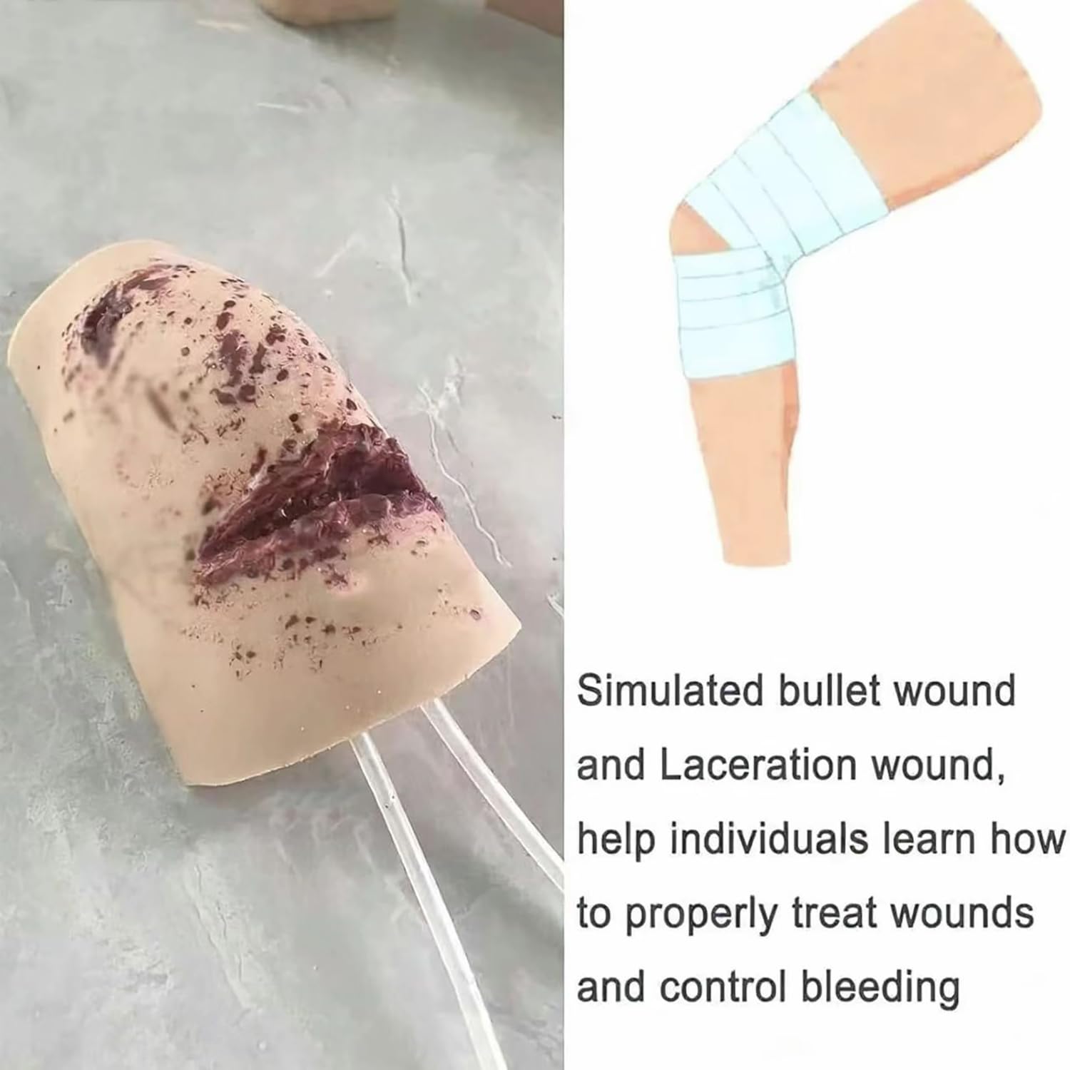 Kit di addestramento per la cura delle ferite per la pratica della sutura di primo soccorso e l'educazione medica