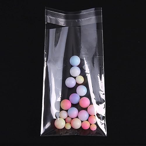 Miniatura 9 de 2 bolsas adhesivas de celofán de 3 pulgadas, 1000 bolsas pequeñas de celofán para joyas, bolsas de polietileno OPP autosellantes para aretes,