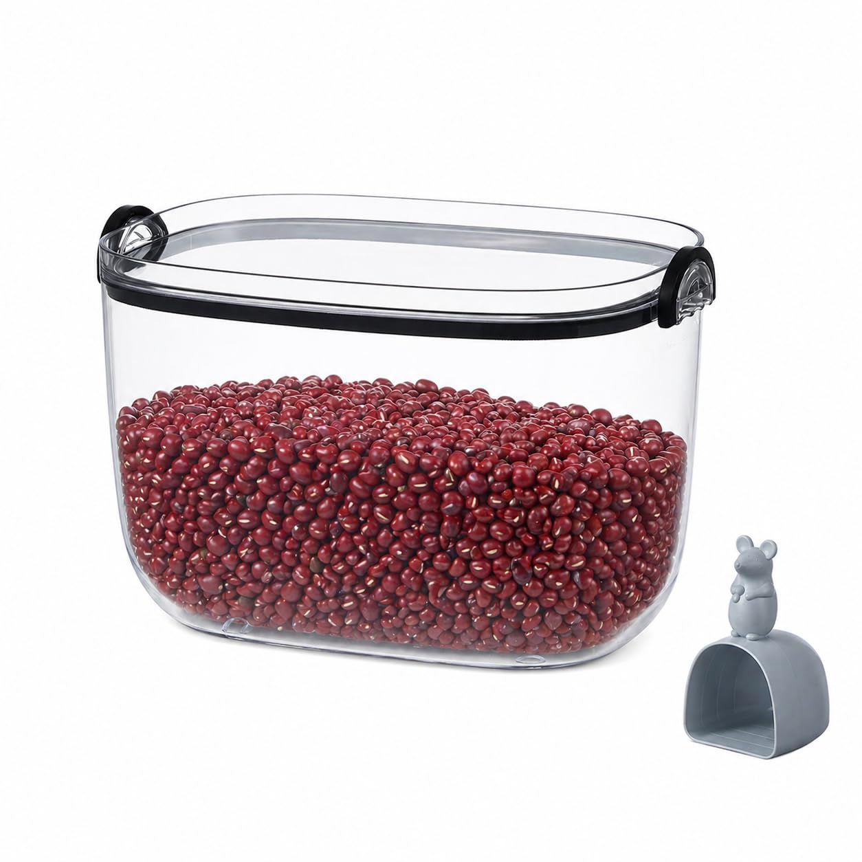 Eden & Willow Cereal Storage Containers, Airtight Food Storage Containers with Lid & Measuring Scoop, BPA Free & Durable Large Kitchen Pantry Organisation Boxes for Rice, Flour & Oats