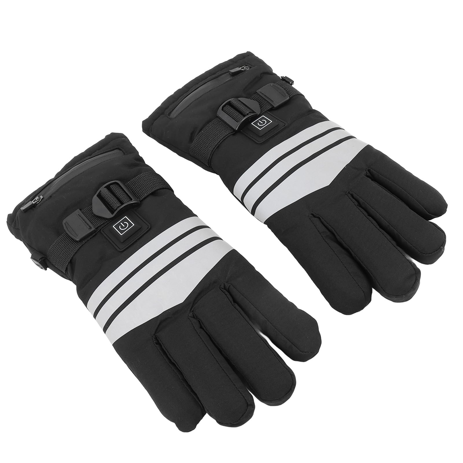 Guantes Térmicos con Pantalla Táctil Guantes Térmicos con Batería Eléctrica Recargable Engrosados ​​para Hombres Mujeres Esquí al Aire Libre Montar Polar 2700 mAh RTX