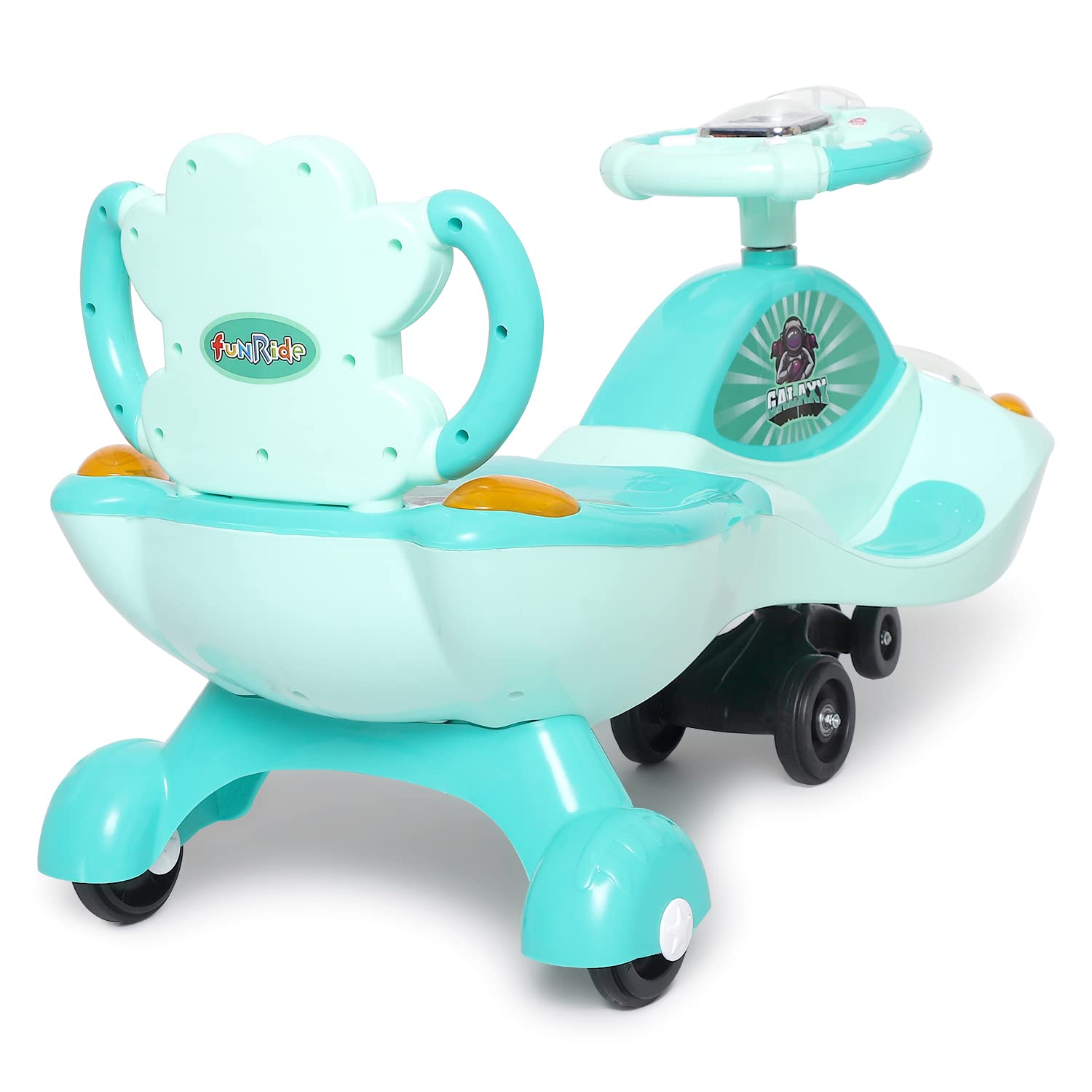 eHomeKart Galaxy Swing Car Rider - Galaxy Twist and Swing Magic Car Ride On for Kids with Steering Music and Lights for Boys and Girls for Age 3+ 2