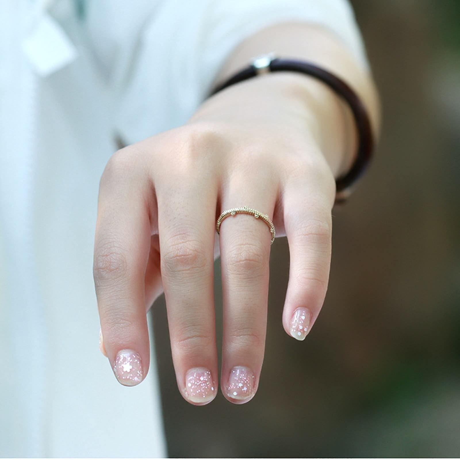 Anillos de boda de oro amarillo de 9 K/14 K/18 K, anillos clásicos para parejas