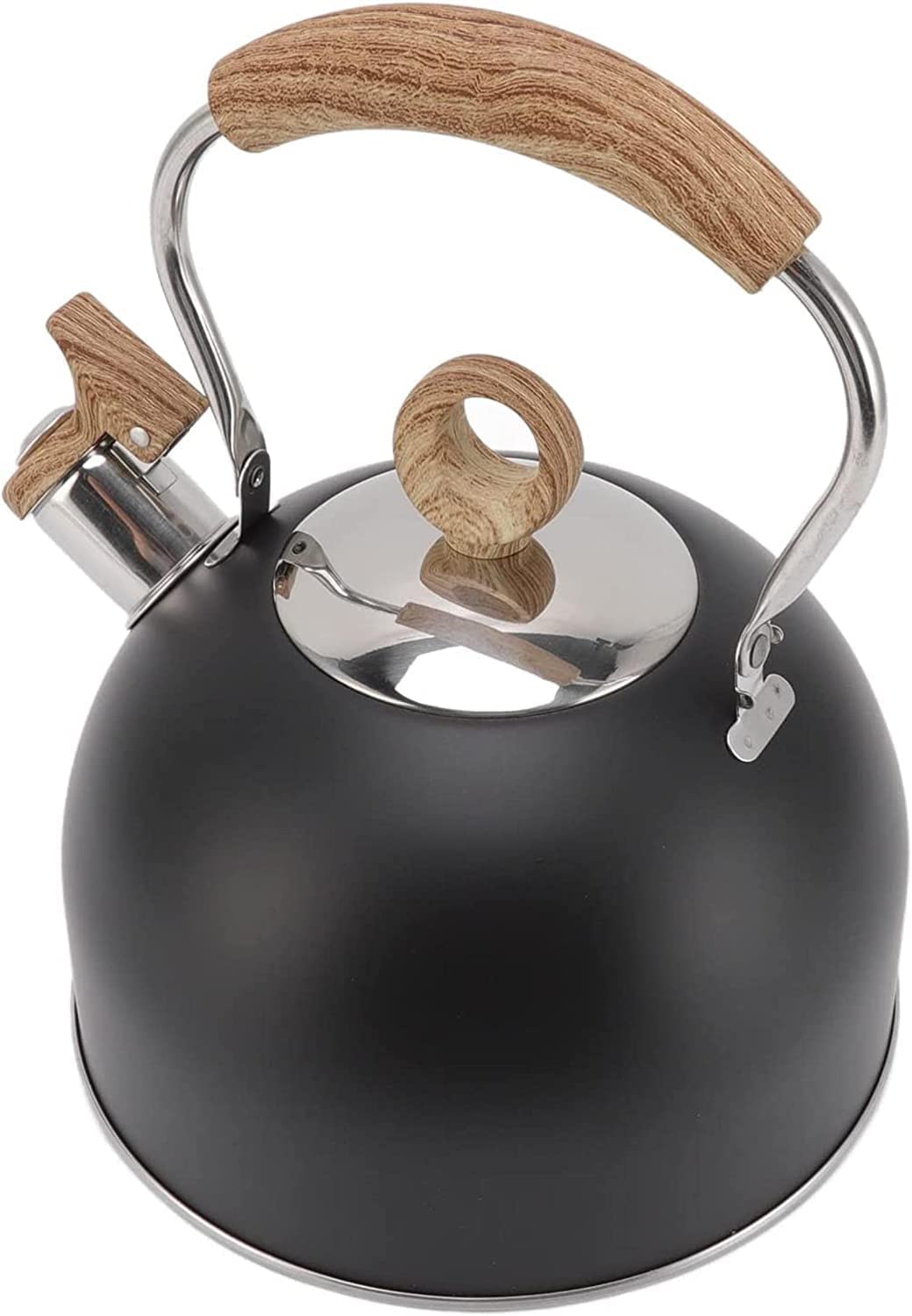 Czajnik do Herbaty 2.5L Gwizdający Czajnik Do Herbaty Czajnik Ze Stali Nierdzewnej Z Uchwytem Zapobiegającym Nagrzewaniu Do Kuchenki Indukcyjnej Gazowej Top Water Coffee Czajnik do Gotowania Wody (Co