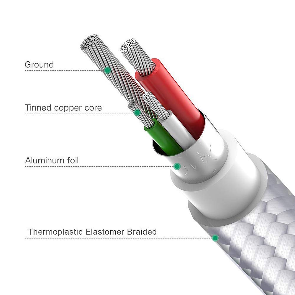 Buу 1 gеt 1 90 Degree Lightning Cable Right Angle iPhone Charging Cord 3 Pack 10FT Nylon Braided USB Fast Charging for iPhone 13/13 Pro Max/13 Mini/12/11/ XS/Max/XR/X/8P/8/7/7P/6/5(Gray)