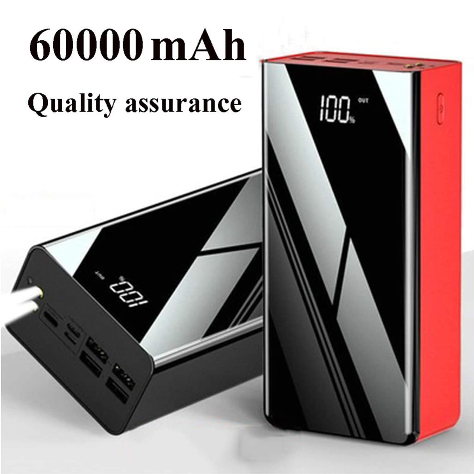 Caricabatterie portatile Power Bank Ricarica rapida Batteria esterna Telefono cellulare Mobile Power Bank Portatile 60000Mah Power Bank Caricabatterie Batteria del telefono Power Bank Banca