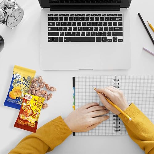 Miniatura 7 de K-Herb Bocadillos coreanos - Bocadillos gourmet de almendras con mantequilla de miel y almendras coreanas Dalgona para adultos y niños - Almendras