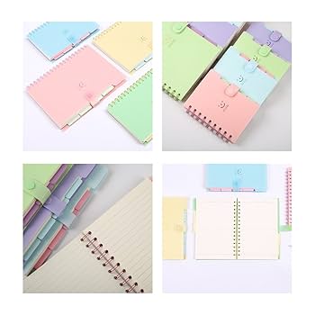 Amazon.co.jp: Zhi Jin 1冊 ノート かわいいリングノート b5