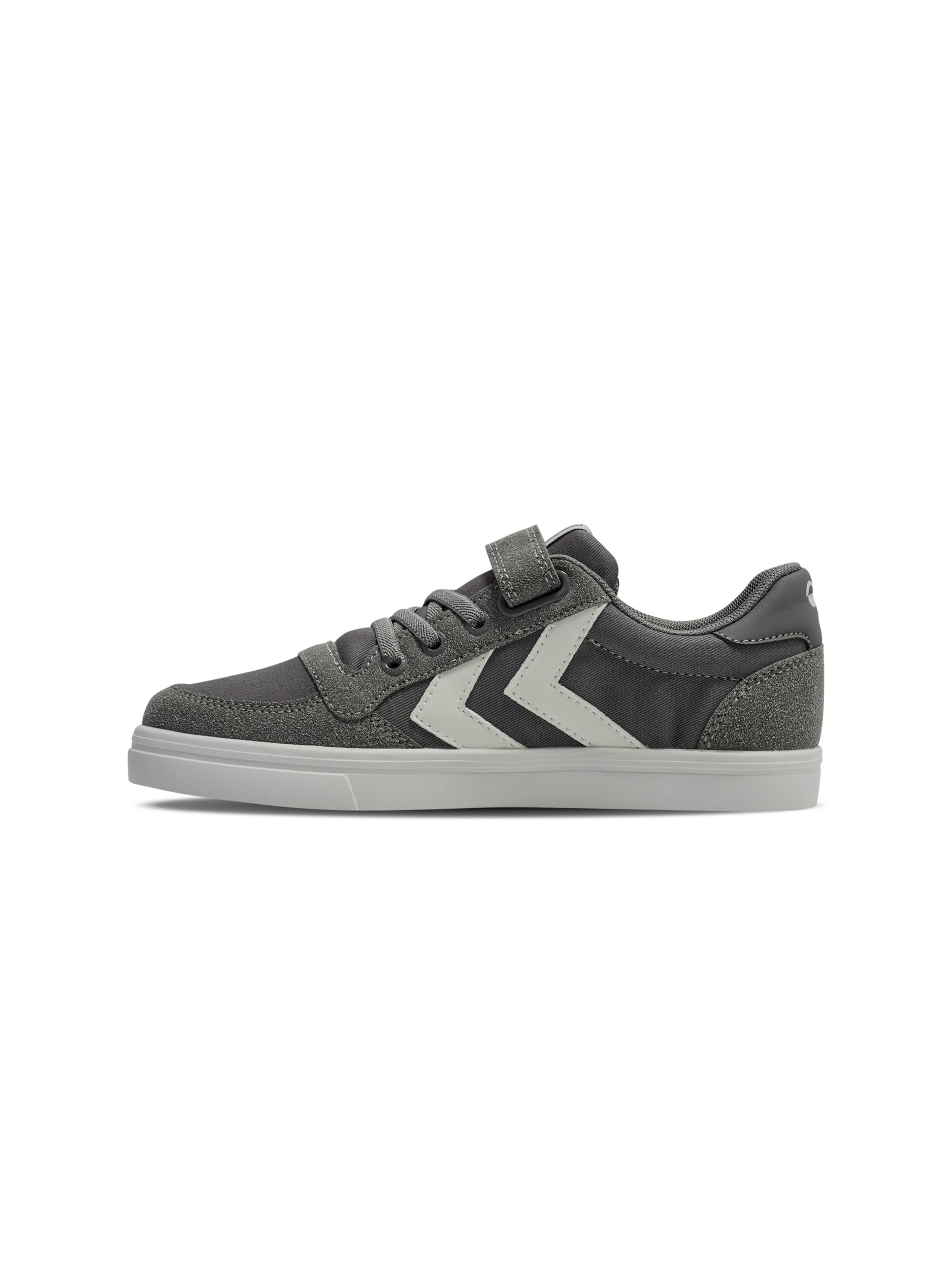 hummel Kids Slimmer Stadil Low Sneaker, Grey, Size 39