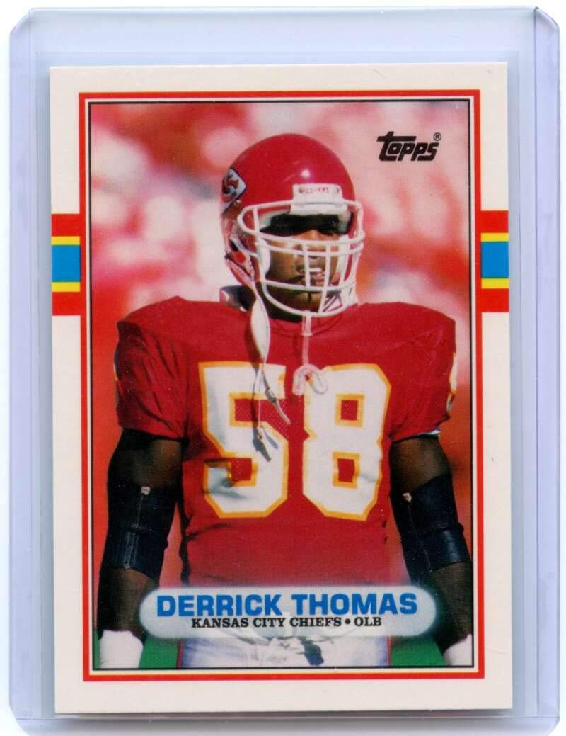 Amazon.com: Derrick Thomas Rookie Card 1989 Topps Traded #90T