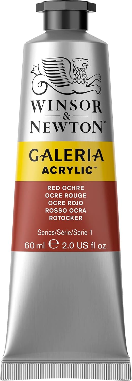 Winsor & Newton Galeria Acrylic Color, 60ml (2-oz) Tube, Red Ochre