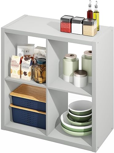 Miniatura 9 de Furinno Reed - Estantería esquinera de 3 niveles, estante para libros, estantes de esquina, estante de almacenamiento, para organización y