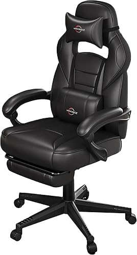 MAVERICK Elite Gaming & Office Chair - JET BLACK