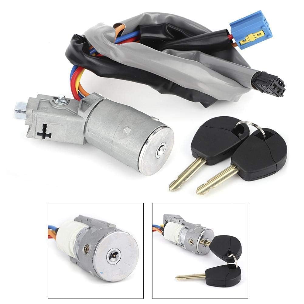 Yctze cerradura de encendido, interruptor de arranque de cerradura de encendido con 2 llaves 4162.CF para