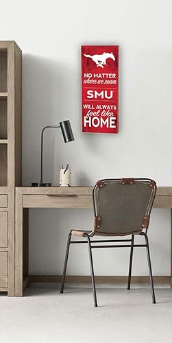 Miniatura 2 de 7x18 No Matter Where Southern Methodist Mustangs