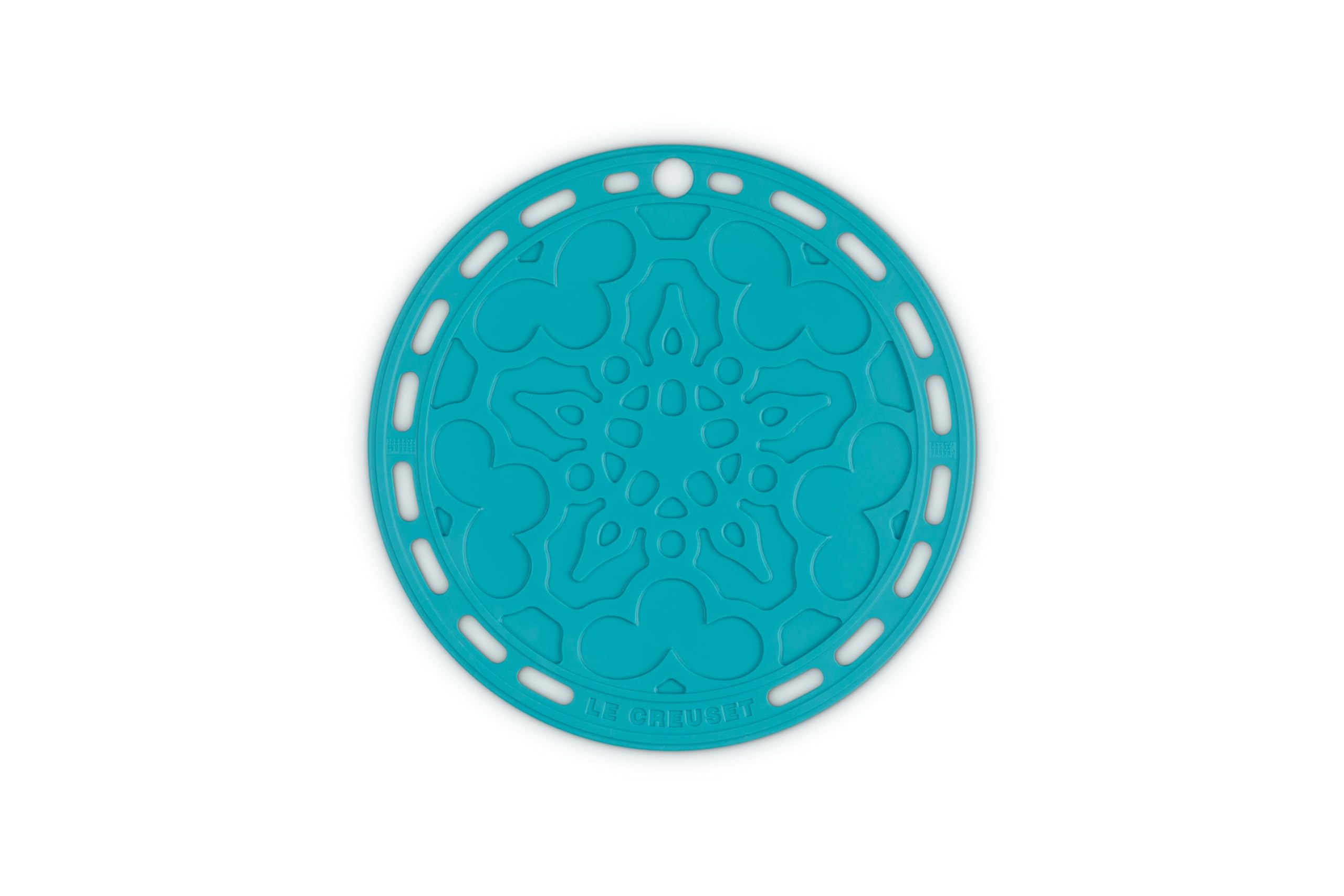 Le Creuset Silicone French Trivet, 8", Caribbean